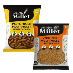 Arvee Millet Pasta Fusilli & Vermicelli (Pack of 2)