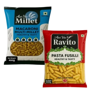 Arvee Millet Macroni & Ravito Pasta (Pack of 2)