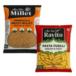 Arvee Millet Vermicelli & Ravito Pasta (Pack of 2)