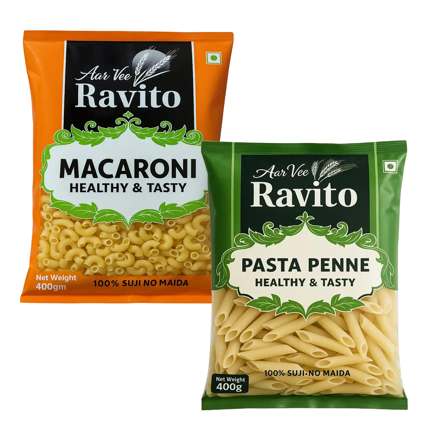 Arvee Ravito Macroni & Pasta Penne (Pack of 2)