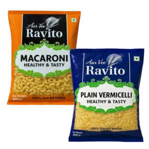 Arvee Ravito Macroni & Plain Vermicelli (Pack of 2)