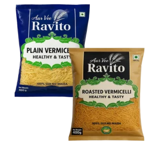 Arvee Ravito Plain & Roasted Vermicelli (Pack of 2)
